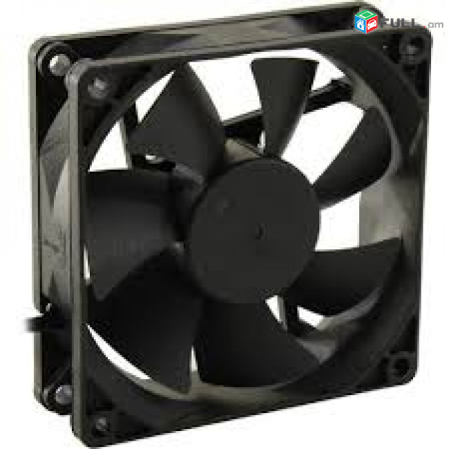 COOLER FOR CASE 8 cm FAn 80mm Crown CMCF-8025S-800 80mm 3 Pin + molex ՆՈՐ