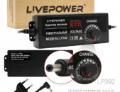 Notebook charger Universal power supply LIvePOWER LP-392 9-36V/3A Connector Size: 5.5*2.5 