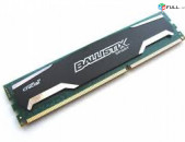RAM 2gb Ddr3 1600Mhz CRUCIAL BALLISTIX WITH RADIATOR Memory նոր, երաշխիքով