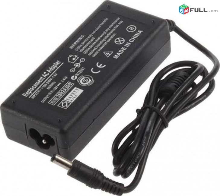 65w HP Laptop Charger Toshiba 19V 3.42A 5.5 * 2.5 նոր