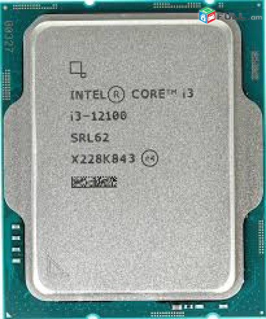 1700 socket Processor Core i3-12100 Նոր, երաշխիքով