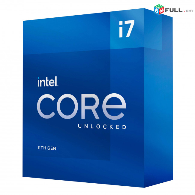 1200 socket Processor Core i7-11700K BOX Նոր, երաշխիքով