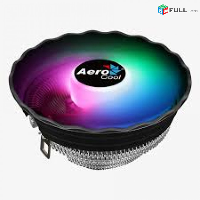 Кулер для процессора Aerocool AIR FROST PLUS 120mm RGB FAN 110W AMD INTEL universal ՆՈՐ