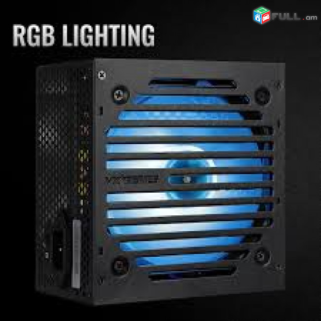 Շատ բարձր որակ Power supply 750w Aerocool VX PLUS RGB 2 * 8 Pin VGA, 6 * SATA, , 1 * 8PIN CPU, 3 * molex Նոր