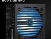 Շատ բարձր որակ Power supply 750w Aerocool VX PLUS RGB 2 * 8 Pin VGA, 6 * SATA, , 1 * 8PIN CPU, 3 * molex Նոր
