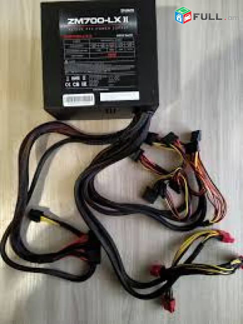 Computer Power supply 700W ZALMAN 4 * 8pin Pci -e VGA/6 * SATA /3 * Molex, 8 pin CPU