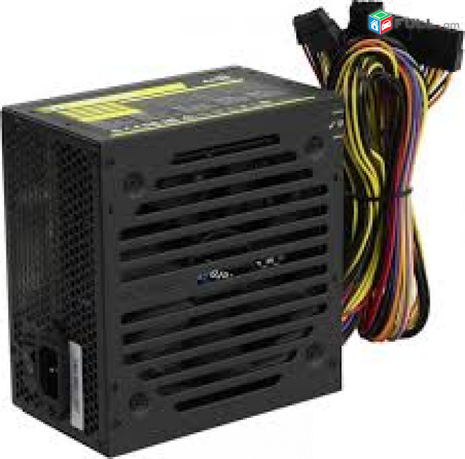 Շատ բարձր որակ Power supply 550w Aerocool 550w VX PLUS RGB 1 * 8 Pin VGA, 3 * SATA, , 1 * 8PIN CPU Նոր