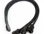4 Pin PWM Splitter Cable 4Pin PWM Female To 3/4 Pin PWM Adapter Cable For Computer CPU Case FaN