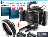 Վարձով * BMPCC4K Blackmagic camera + Tilta FULL Cage + Metabones 0.64 XL EF mount adapter 