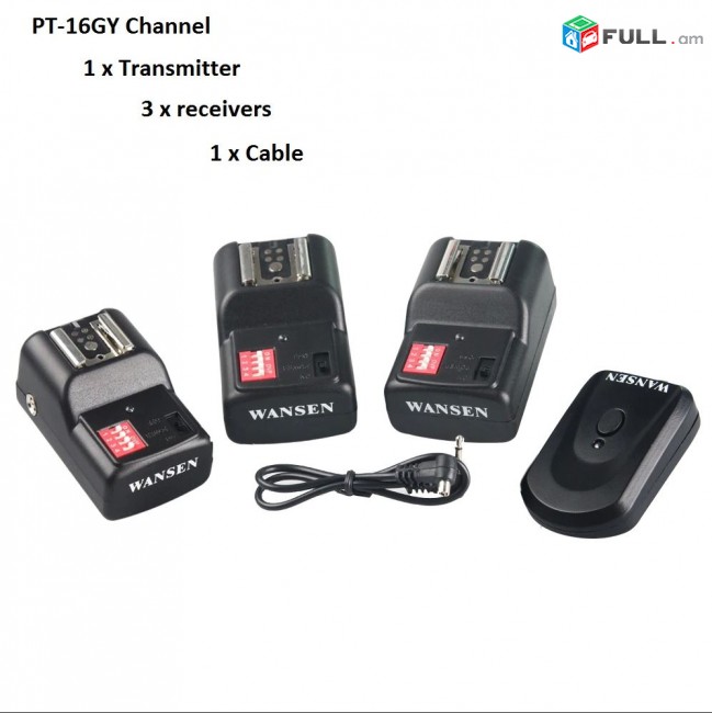 ՆՈՐ * Wansen Flash triggers 3 in 1 / սինխրոնիզատորներ / синхронизатор. sinxronizator.