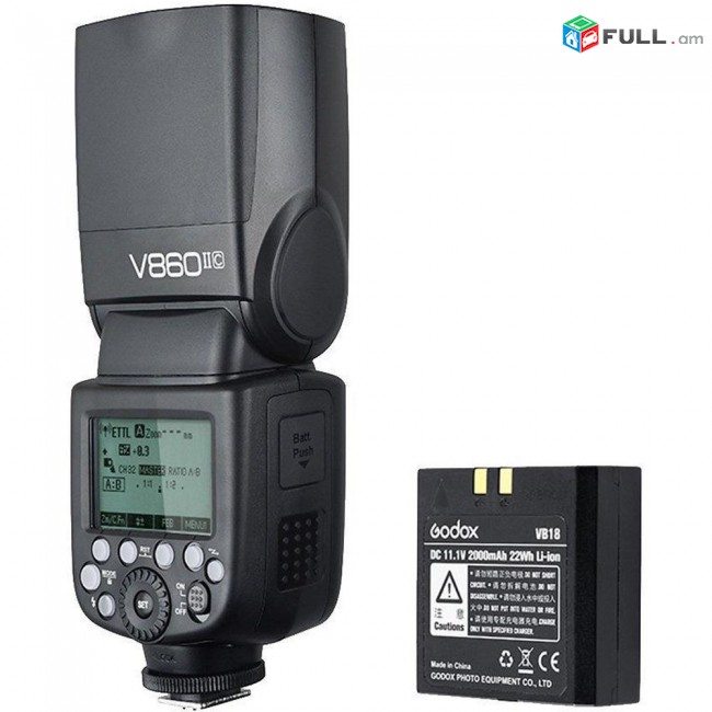 GODOX V860ii speedlite for Canon Nikon * ՎԱՐՁՈՎ * Вспышка Լուսարձակիչ