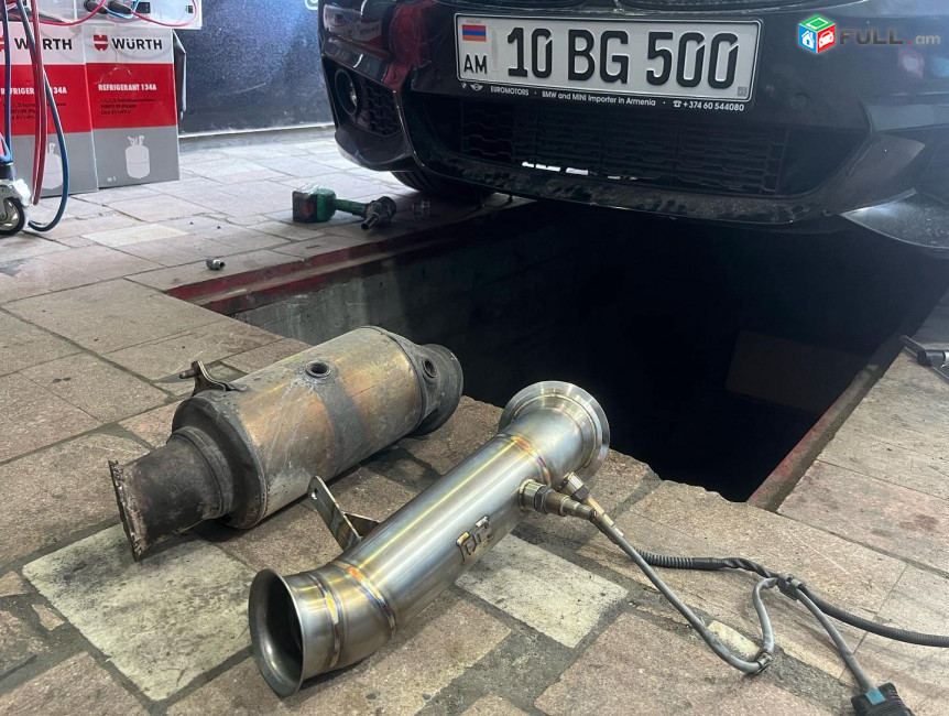 Downpipe BMW -ների և Mersedes -ների համար 
