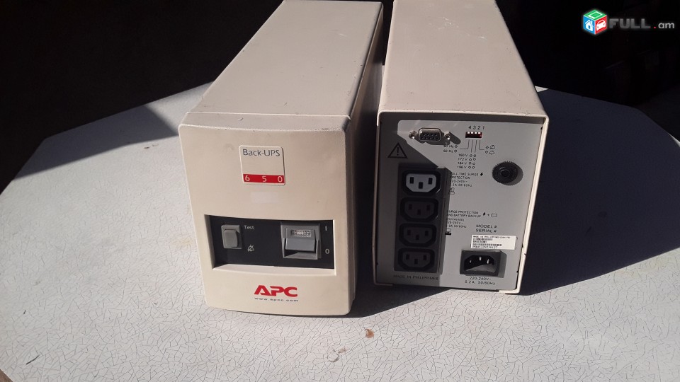 UPS  APC  Back-UP 650VA  Knopkov