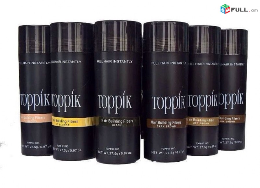 Toppik մազերի խտանյութ 27.5 gr Toppik hair made Usa original