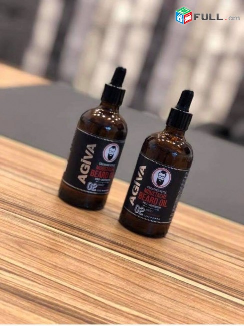 Մուրուքի յուղ Moruqi yux beard oil agiva 100 ml barber shop մուրուքի խնամքի միջոց 