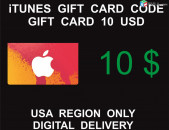 iTunes Gift Card 10 USD, For USA Region