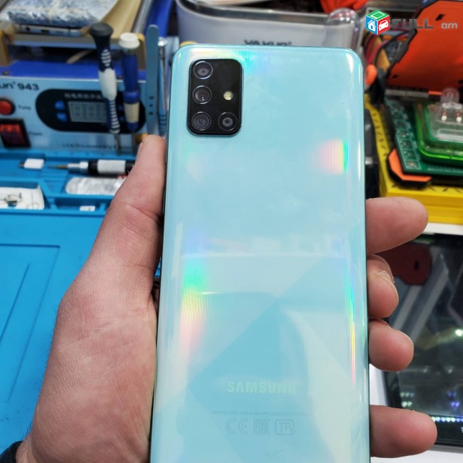 Samsung A71 TUPOV MEK SHABATVA OGTAGORCHVAC 6GB 128GB 