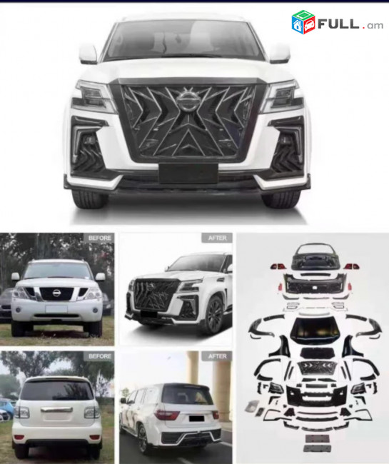 BODY KIT Комплект Nissan Patrol 2020 Black Hawk