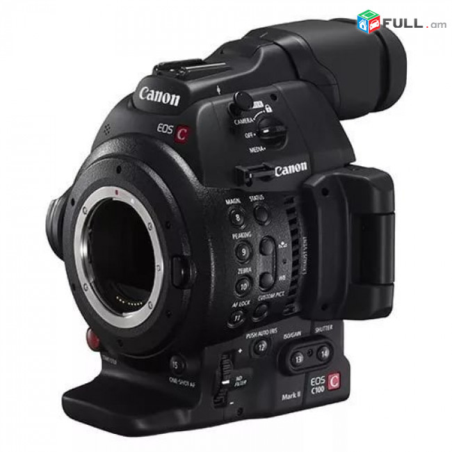 Canon EOS C100 Mark II Professional Cinema Camera + Sigma 18-35mm + Sennheiser EW 112P G4 + Comer light + professional bag