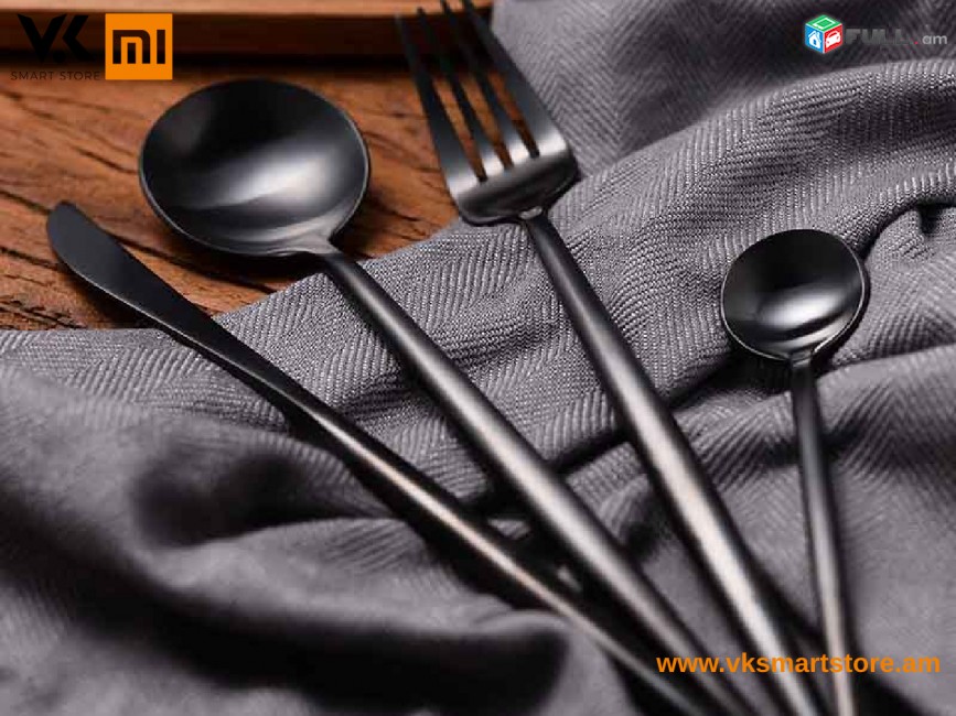 Xiaomi Maision Maxx Stainless Steel Tableware Set Набор столовых приборов Գդալների հավաքածու