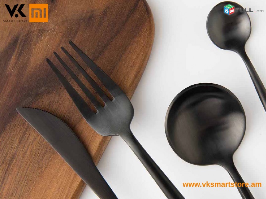 Xiaomi Maision Maxx Stainless Steel Tableware Set Набор столовых приборов Գդալների հավաքածու