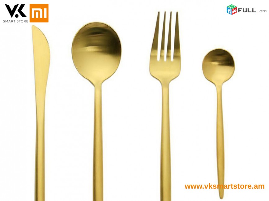 Xiaomi Maision Maxx Stainless Steel Tableware Set Набор столовых приборов Գդալների հավաքածու