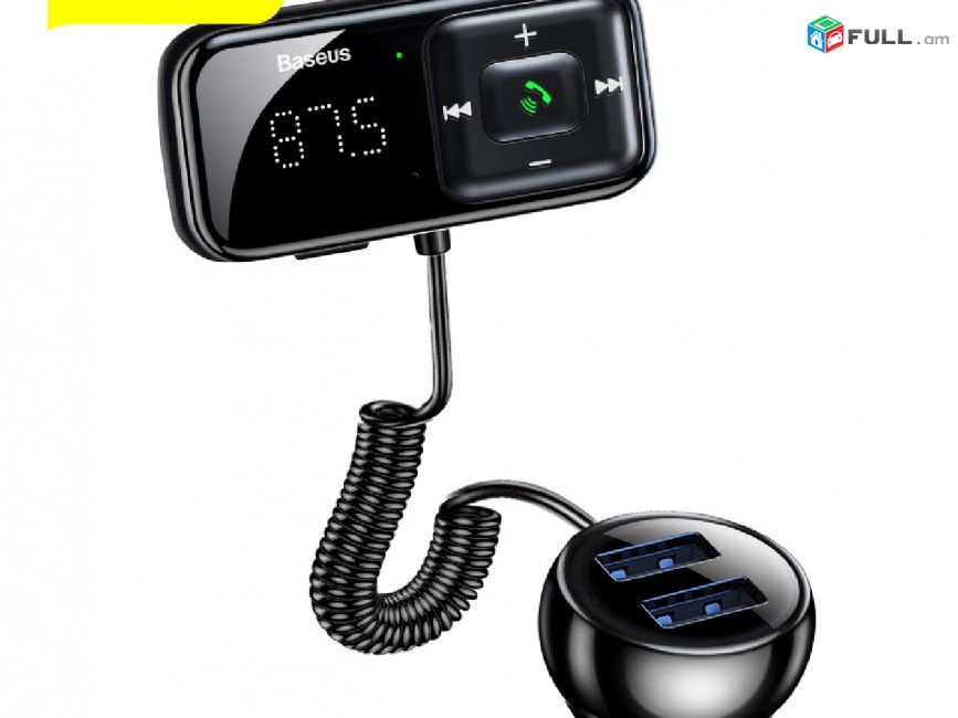 Baseus Car FM Transmitter FM модулятор (трансмиттер) FM մոդուլատոր (հաղորդիչ)