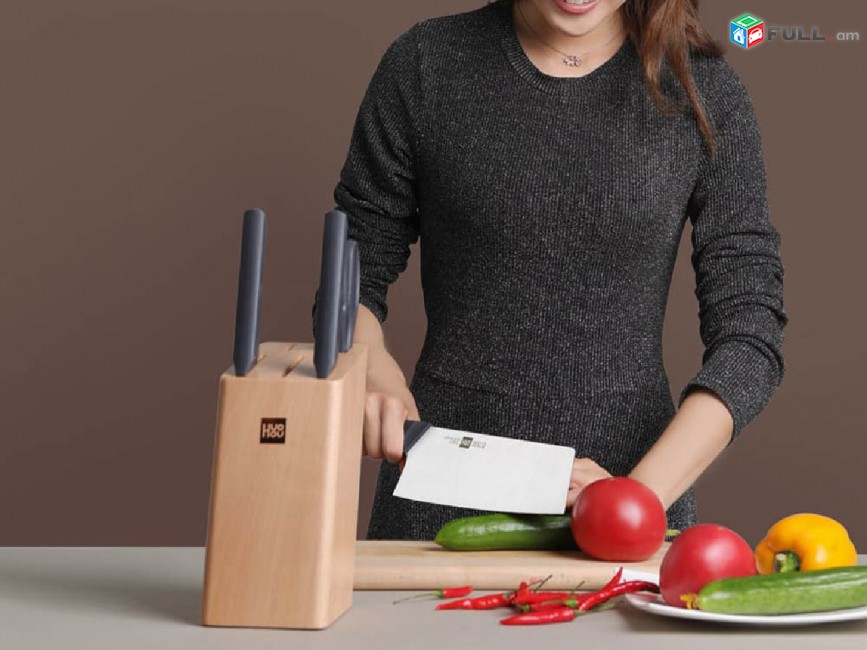 Xiaomi Huo Hou Fire Kitchen Steel Knife Set Набор ножей Դանակների հավաքածու