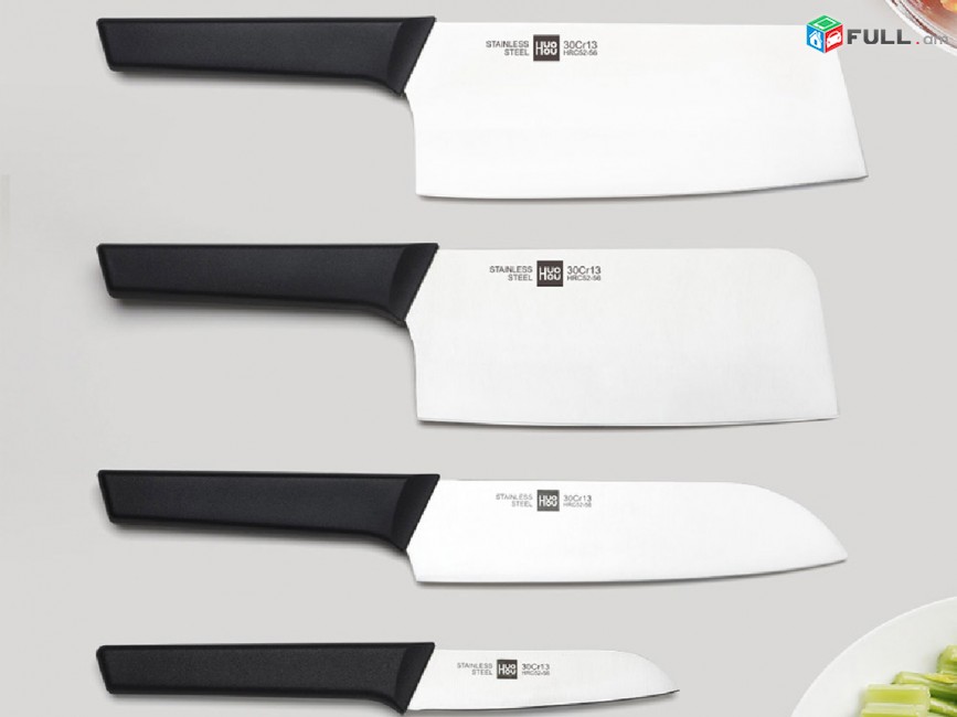 Xiaomi Huo Hou Fire Kitchen Steel Knife Set Набор ножей Դանակների հավաքածու