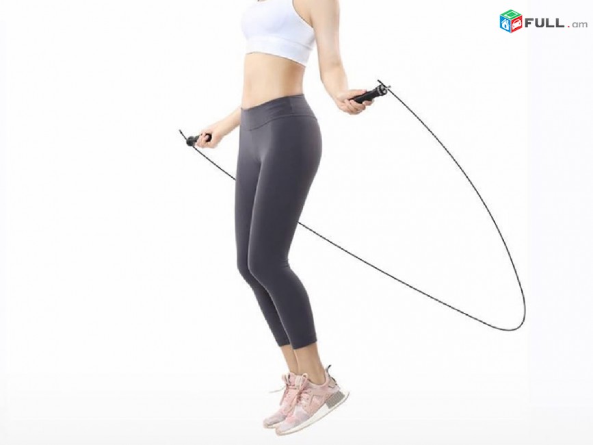 Xiaomi Yunmai Jump Rope Высокоскоростная скакалка с утяжелителями Գերարագ պտտվող ցատկապարան բռնակում ծանրոցներ