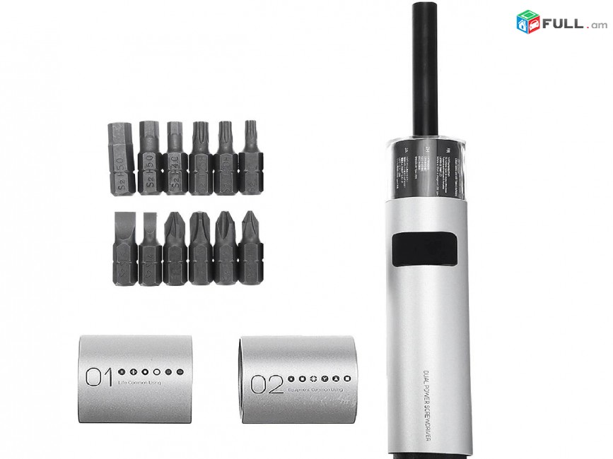 Xiaomi Wowstick Sd Dual Power Lithium Battery Screwdriver Set Набор отверток Պտուտակահանների հավաքածու