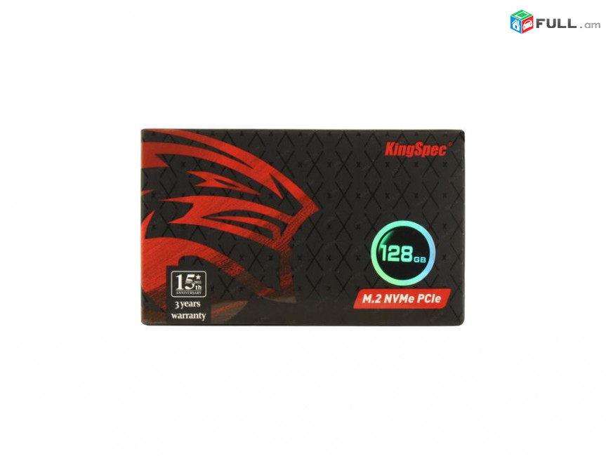 M.2 NVMe SSD PCIe KingSpec NE-128, 128 Gb