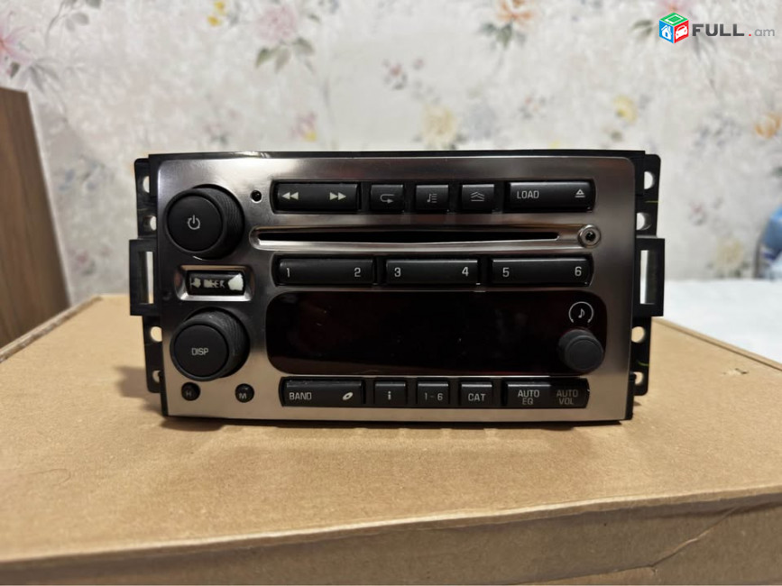 Hummer H3 2008-ի գործարանային մագնիտաֆոն, 6 դիսկ չենջերով ու իրա ռամկով