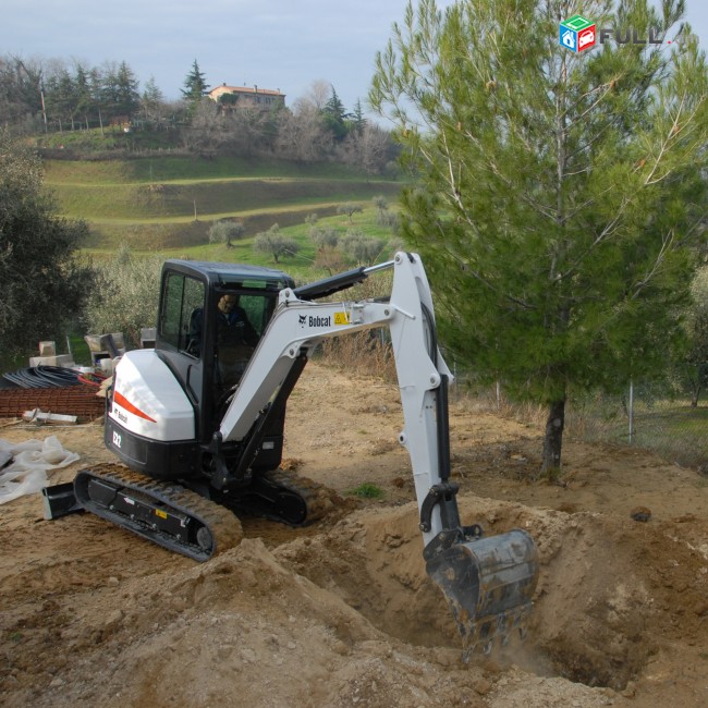 Bobcat mini exkavator pokr traktor mini traktor