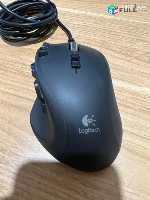 Игровая мышь Logitech G700 с кабелем gaming mouse