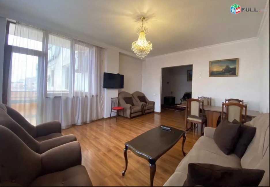 LA02968  Օրավարձով 4  սենյականոց բնակարան  Արամի  փողոց , Մալիբու այգու մոտ նորակառույց շենք 