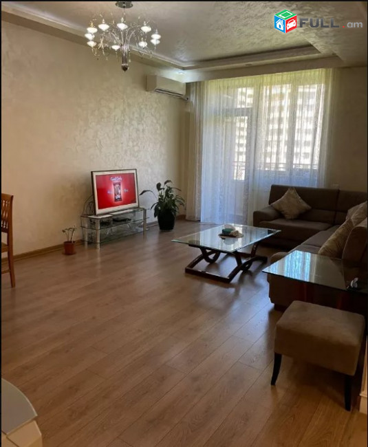 LA04846 Վարձով 3 սենյականոց բնակարան Բյուզանդի փողոց , նորակառույց բնակարան 
