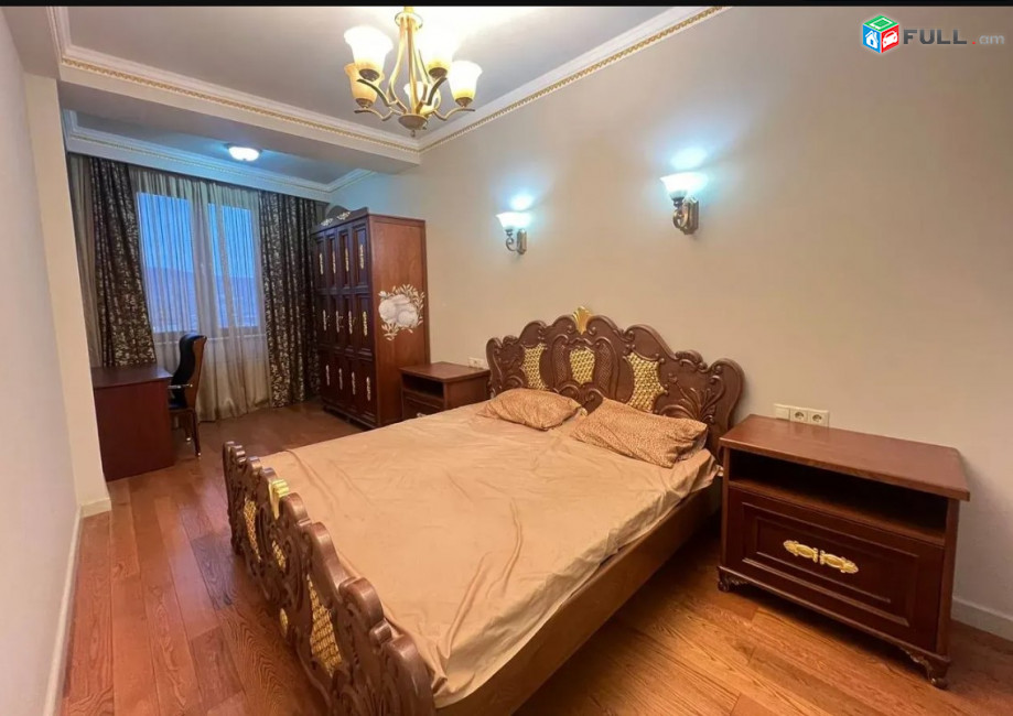 LA05992  Վարձով 3 սենյականոց բնակարան Սայաթ Նովա , նորակառույց