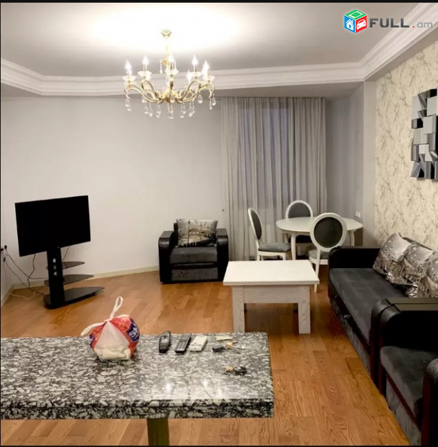 LA05992  Վարձով 3 սենյականոց բնակարան Սայաթ Նովա , նորակառույց