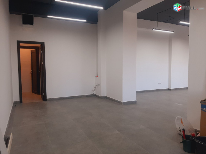 LA06946 Վարձով 77 քմ . տարածք Արղության փողոց , նորակառույց շենքի տակ