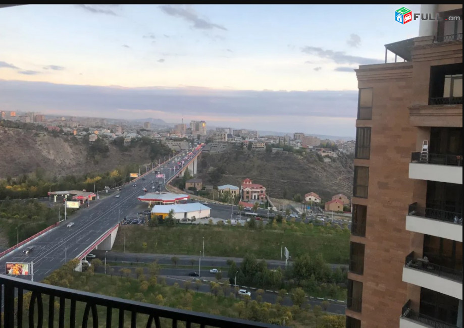 LA08478 Վարձով 3 սենյականոց բնակարան  Սասնա Ծռերի փողոց, նորակառույց շենքում