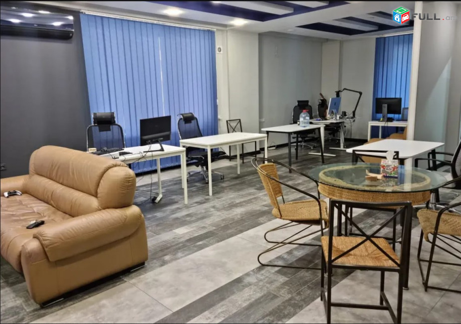 LA09455 Վարձով  110 քմ. Գրասենյակային տարածք Արգիշտի փողոցում կենտրոնում