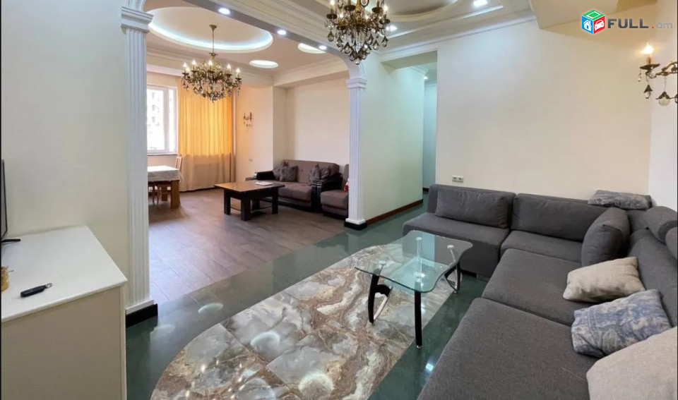 LA09545  Վարձով 4 սենյականոց բնակարան Պուշկինի փողոց ,  նորակառույց շենքում 