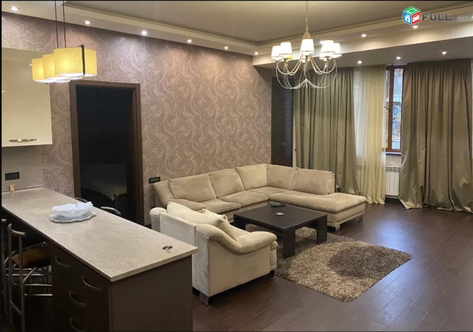 LA10298  Օրավարձով 2 սենյականոց բնակարան  Մաշտոցի պողոտա , նորակառույց շենքում