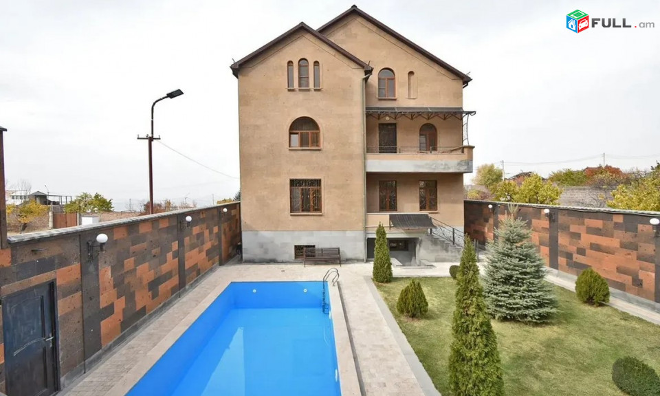 LA10570 Օրավարձով 8 սենյականոց  4 հարկանի քարե տուն Բուժաշխատողների փողոցում Նորք Մարաշում