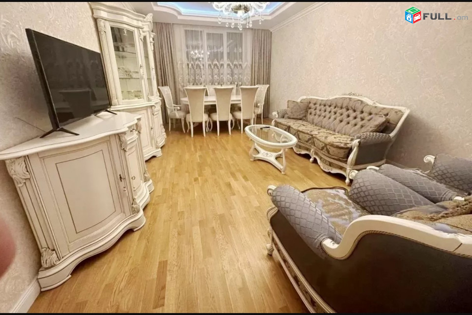 LA10649 Վարձով 3 սենյականոց բնակարան Նաիրի Զարյան , նորակառույց շենք