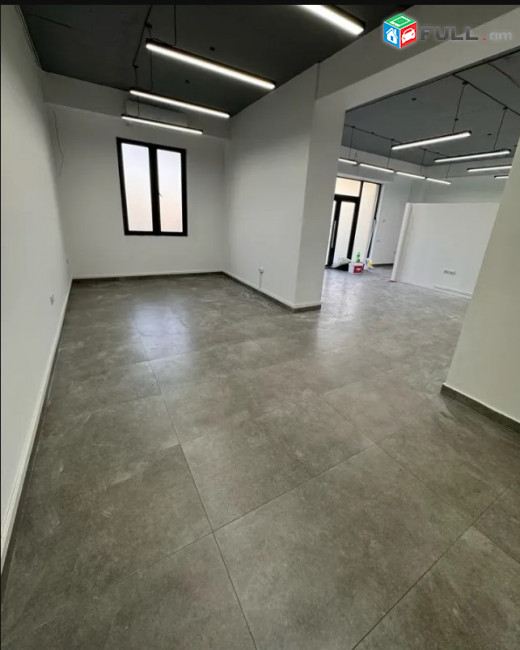 LA10812 Վարձով 95 քմ . տարածք Արղության փողոց , նորակառույց շենքի տակ