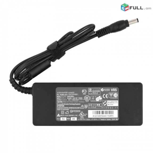 Notebooki Zayradchnik Charger TOSHIBA 19v 4.74a nor Adapter