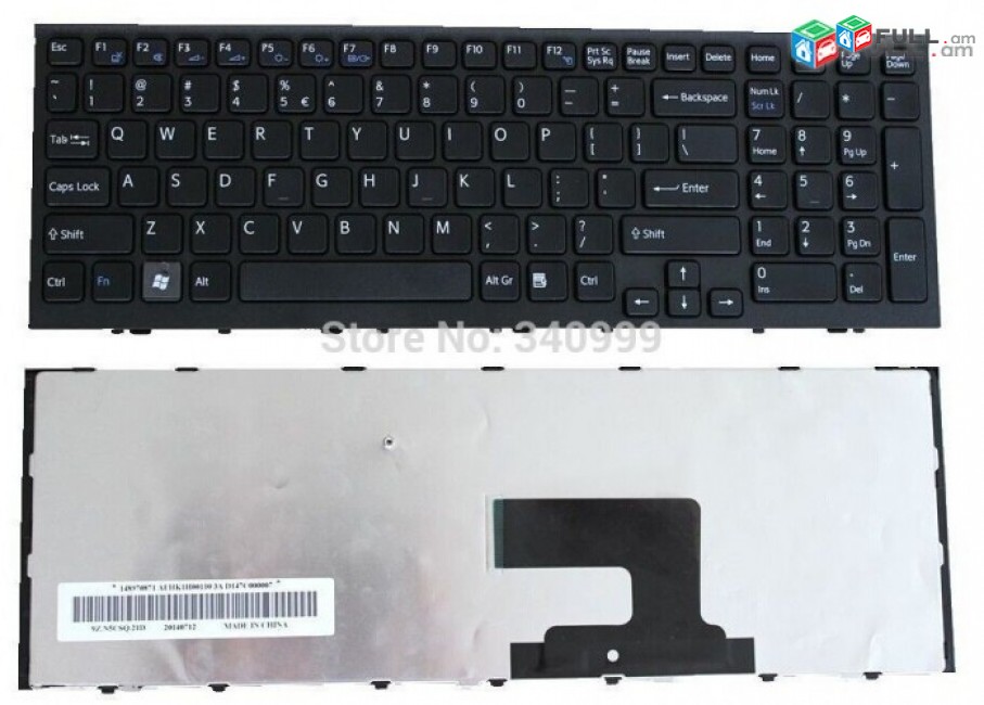 keyboard клавиатура Sony VPC-EE VPC-EH PCG-61611L