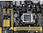 Motherboard ASUS H81 DDR3 VGA DVI մայրասալիկ + անվճար տեղադրում